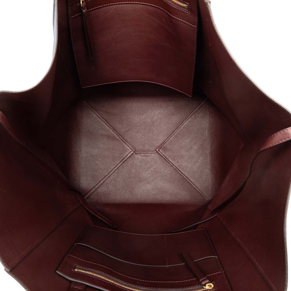 Pre-Loved Celine Large Bicolor Suede and Calfskin Phantom Cabas Tote - Picture 4 of 8